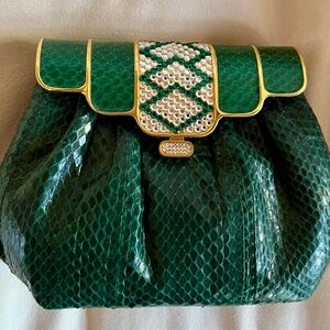 Emerald Green Evening Clutch